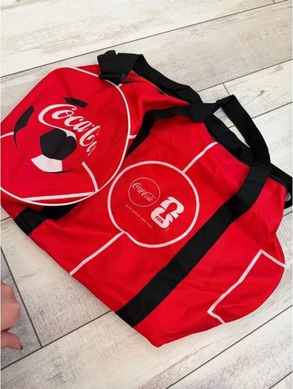 Coca-Cola FIFA World Cup 2026 Soccer Duffel Bag New